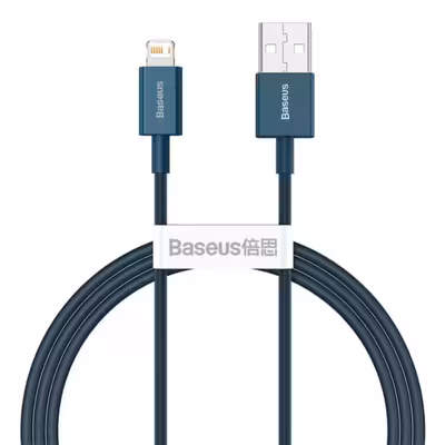 کابل تبدیل USB به لایتنینگ باسئوس مدل CALYS طول 2متر