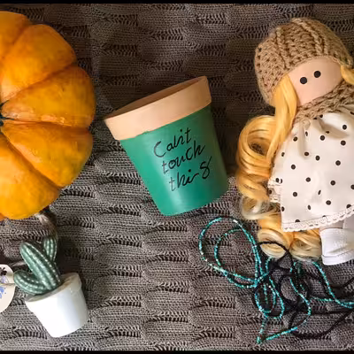 گلدان سفالی مدل cant fourr کد 4