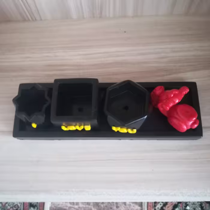 گلدان دکوری مدل مینیمال مجموعه 5 عددی