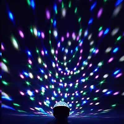 رقص نور مدل گردان کد FULL ROTATING LAMP E27