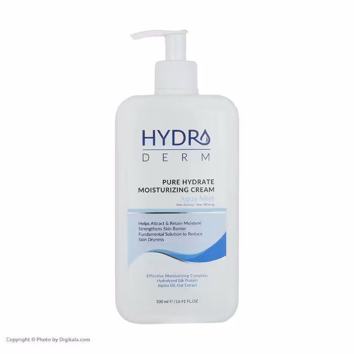 کرم مرطوب کننده و نرم کننده هیدرودرم مدل Aqua Mist حجم 500 میلی لیتر 