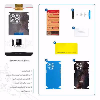 برچسب پوششی ماهوت مدل Universe-by-NASA-2-FullSkin مناسب برای گوشی موبایل اپل iphone 13 Pro