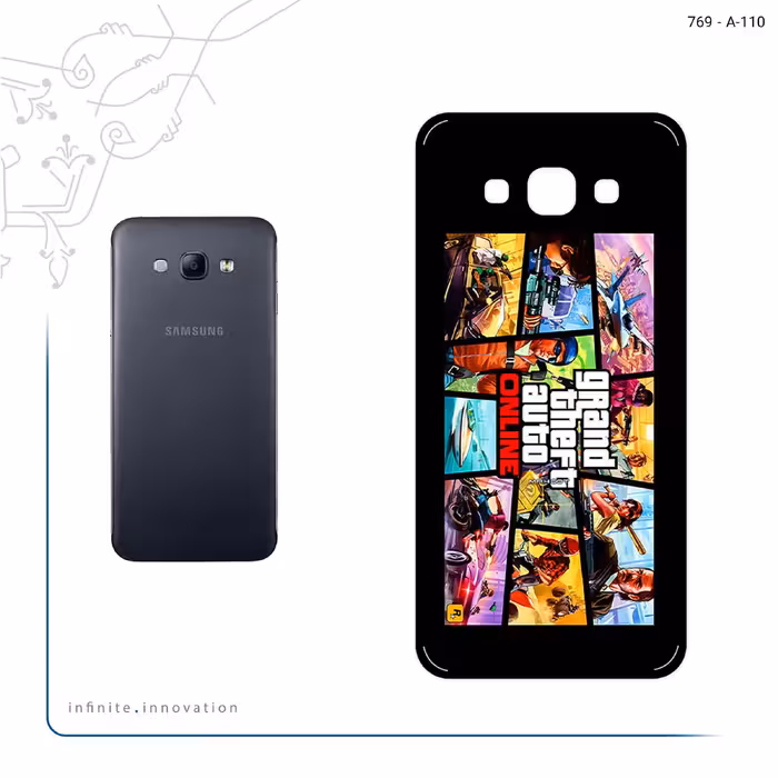 برچسب پوششی ماهوت مدل GTA Online Game Series مناسب برای گوشی موبایل سامسونگ Galaxy A8