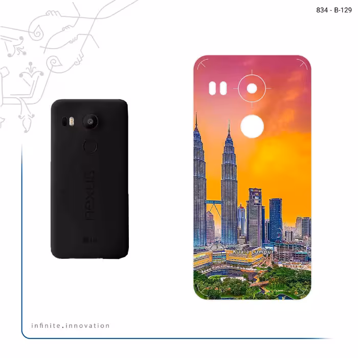 برچسب پوششی ماهوت مدل City of Kuala Lumpur مناسب برای گوشی موبایل گوگل Nexus 5X