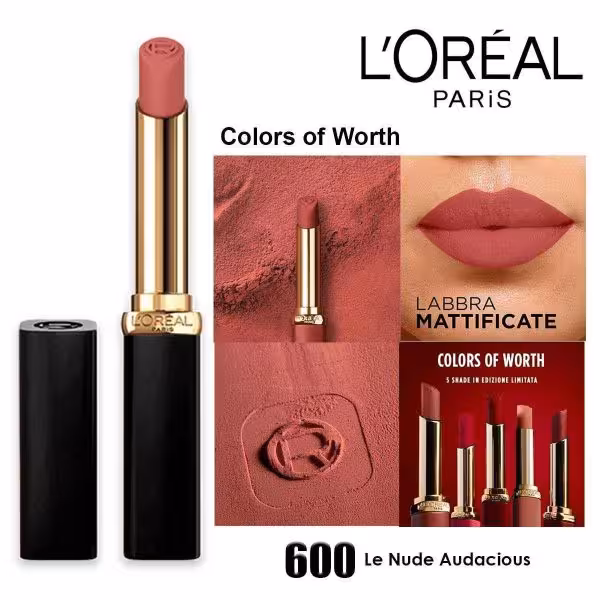 رژلب مات L’Oreal  شماره 600