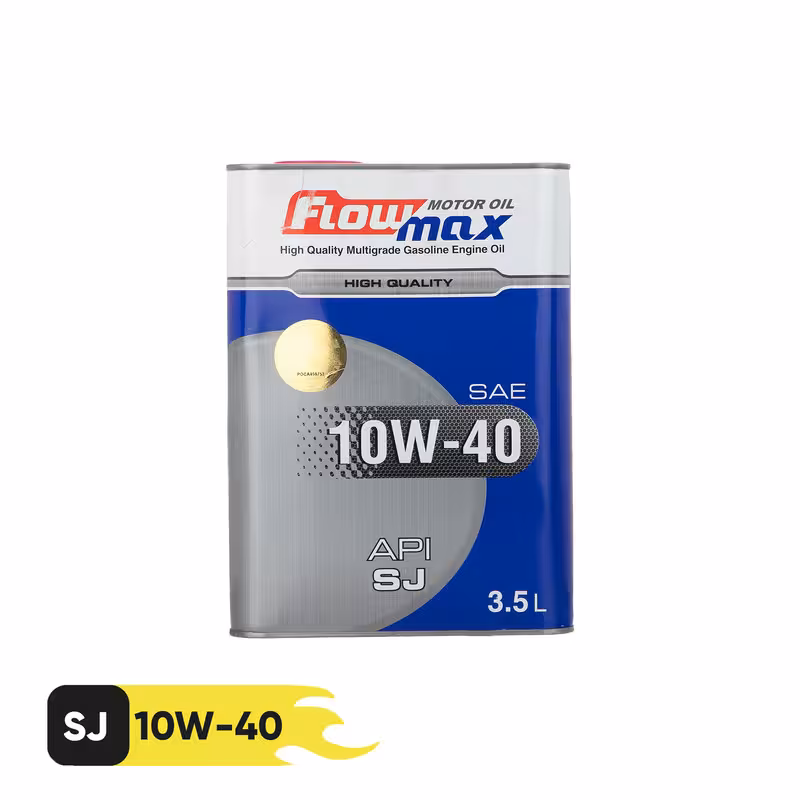 روغن موتور فلومکس مدل FlowMax SJ 10W40 حجم 3.5 لیتر | کالا مکس