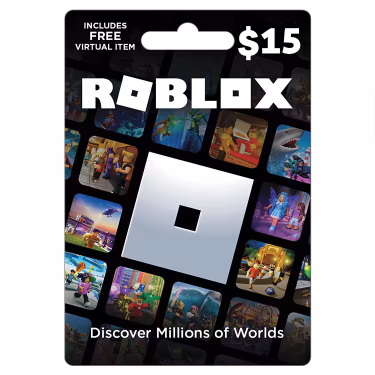 Roblox Gift Cards – 15$ – 1200Robux
