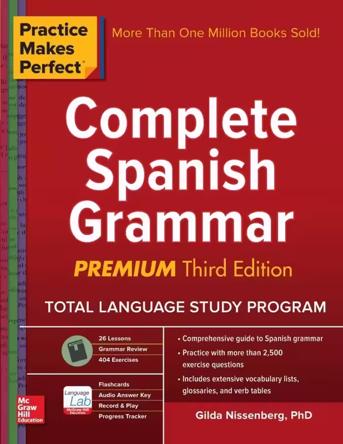 پرکتیس میکز پرفکت اسپنیش گرامر | کتاب اسپانیایی Practice Makes Perfect Complete Spanish Grammar