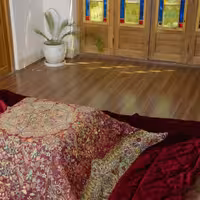 لحاف کرسی دست دوز ترمه طرح افشار