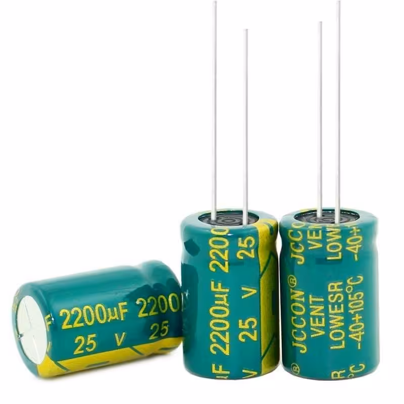 خازن الکترولیتی 2200 میکرو فاراد 25ولت - 2200uf/25V