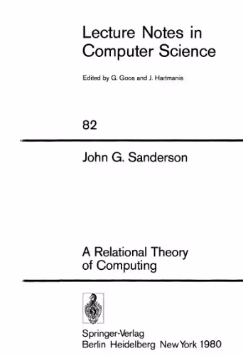 خرید و دانلود نسخه کامل کتاب A Relational Theory of Computing