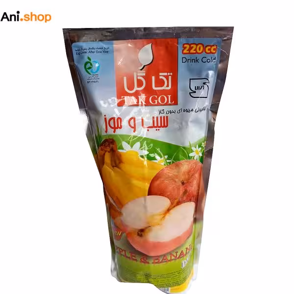 نوشیدنی سیب موز تک گل 220گرمی کد7
