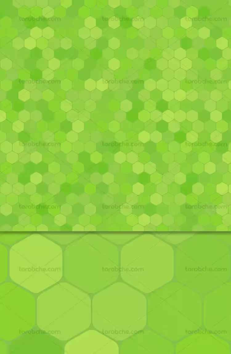 وکتور پس زمینه شش ضلعی سبز | گرافیک با طعم تربچه