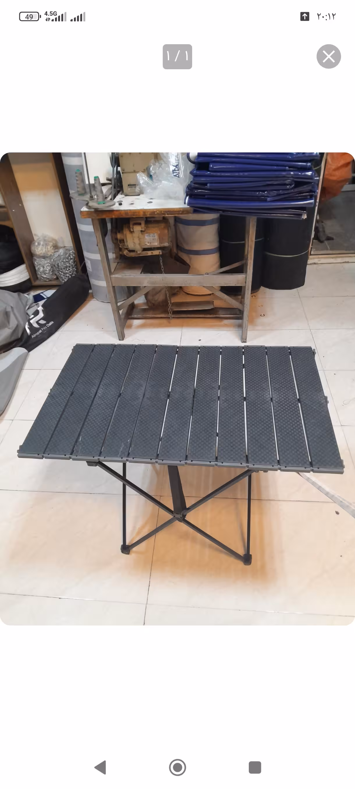 میز مسافرتی فایبر