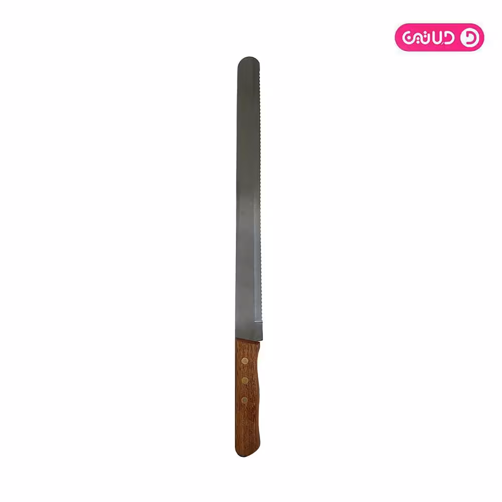 چاقو دسته چوبی دنده متوسط اعلا 30 سانت