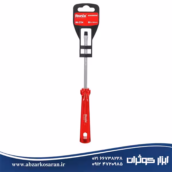 پیچ گوشتی 100*5 دوسو رونیکس Ronix مدل RH-2754