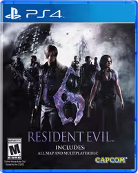 دیسک بازی Resident Evil 6 برای Ps4