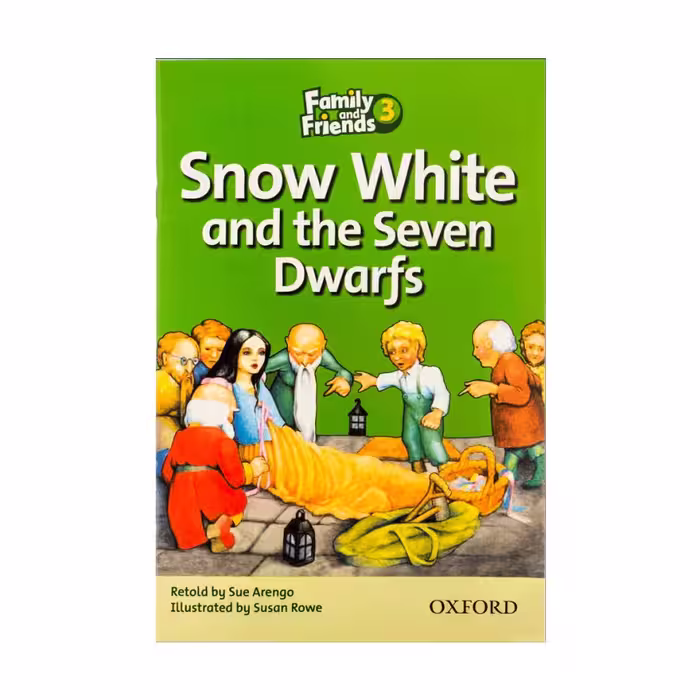 Family and Friends Readers 3 Snow White and the seven Dwarfs داستان فمیلی اند فرندز سه اسنو وایت اند سون دووارتس