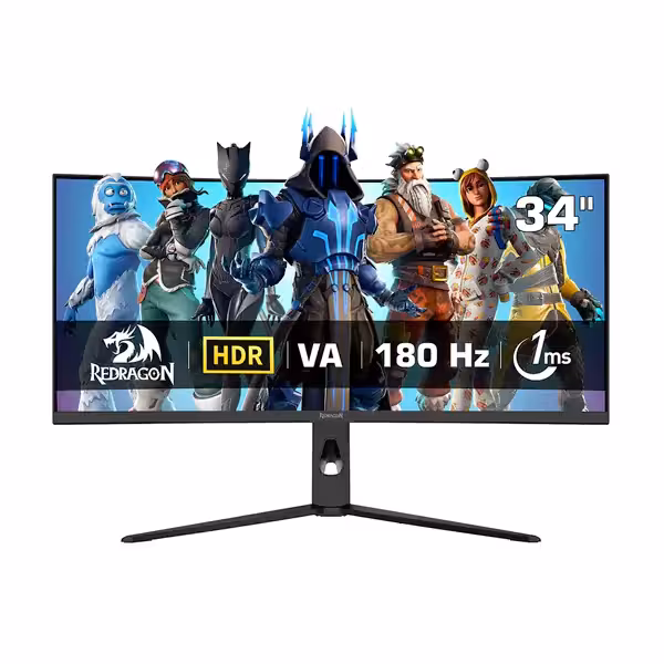 مانیتور گیمینگ خمیده 34 اینچ ردراگون مدل Q3418RVC