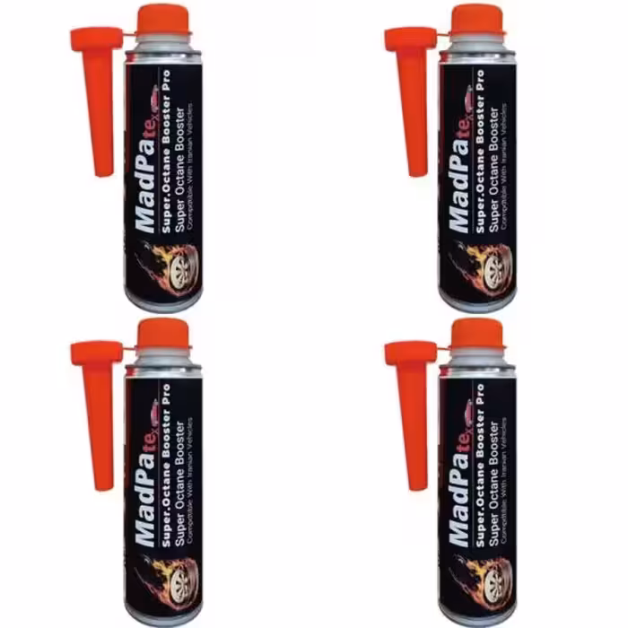مکمل سوخت گروه مدپا مدل سوپر اکتان بوستر حجم 280 میلی لیتر بسته 4 عددی