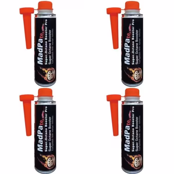 مکمل سوخت گروه مدپا مدل سوپر اکتان بوستر حجم 280 میلی لیتر بسته 4 عددی