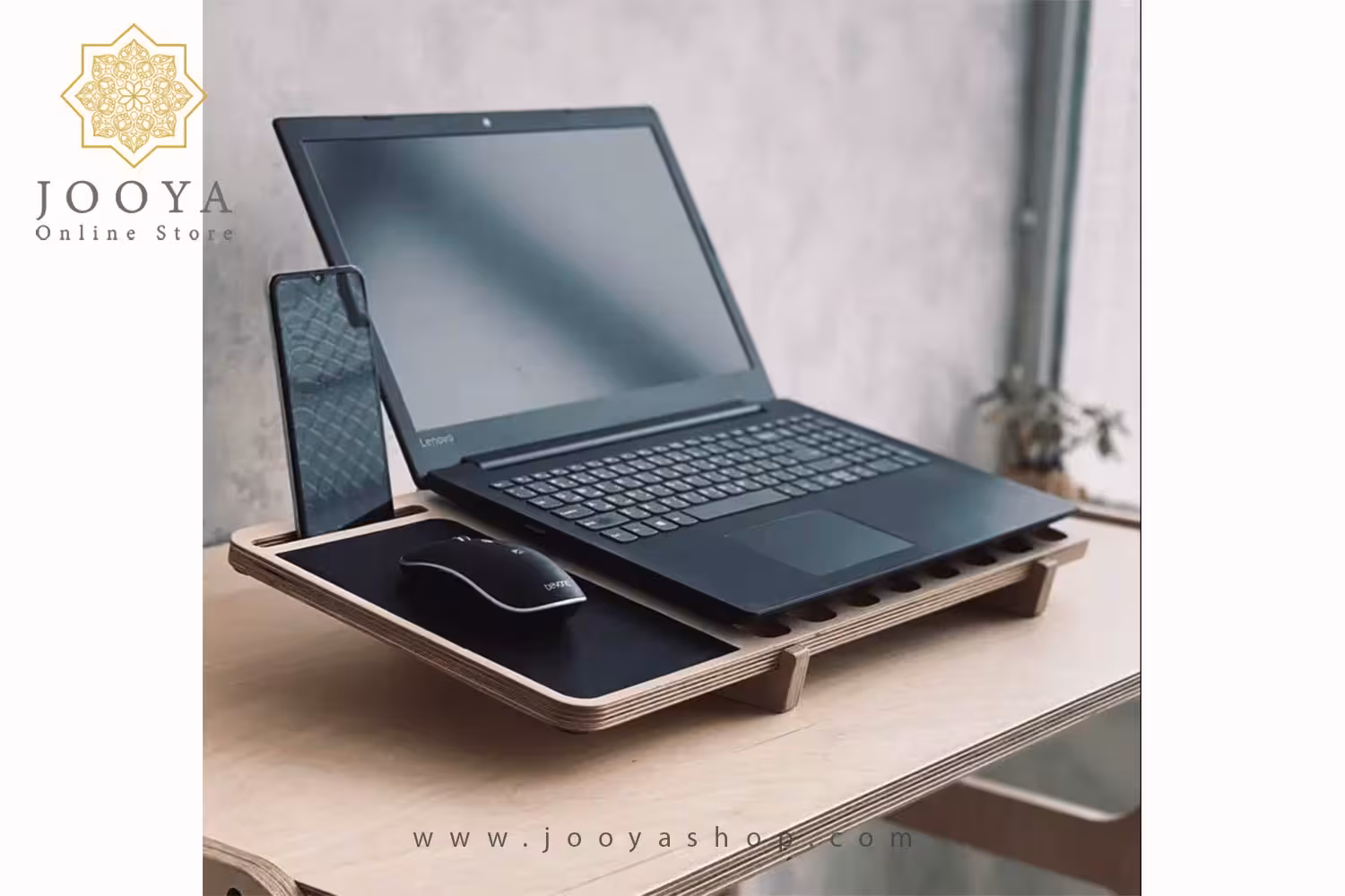 استند لپ تاپ پایه دار چپ دست هوروش