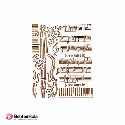 شابلون استنسیل ابعاد 30*20