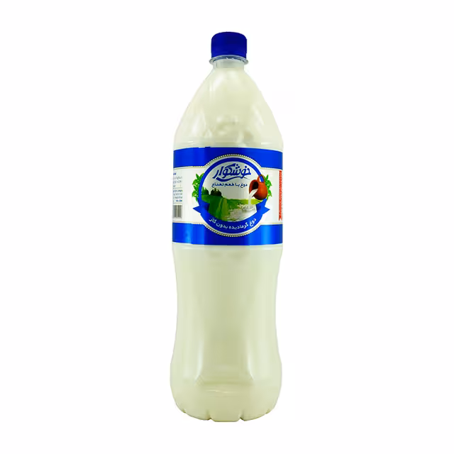 دوغ نعنایی گرمادیده بدون گاز خوشگوار 1500 میلی لیتری