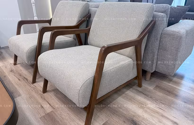 مبل تک‌نفره مدل کلارا