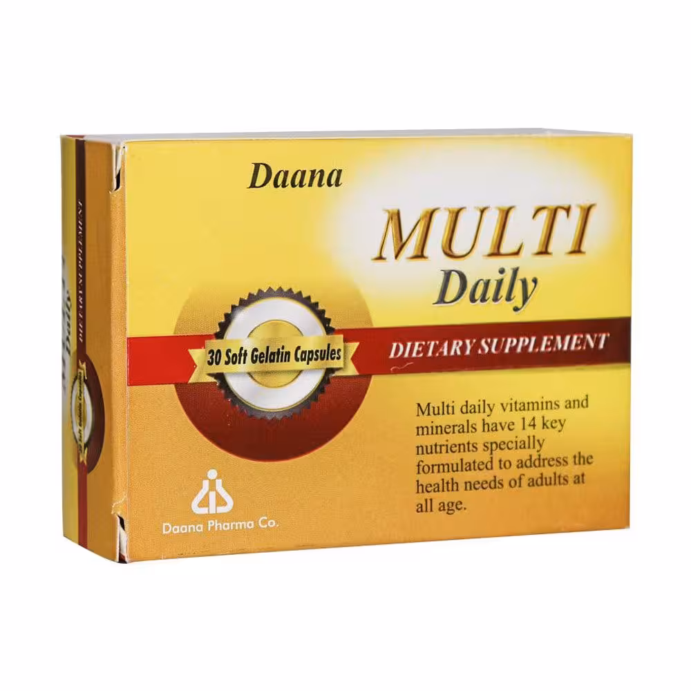 کپسول مولتی دیلی دانا | 30 عدد