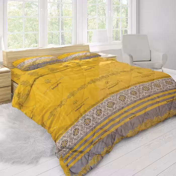 سرویس لحاف یکنفره خوشخواب مدل آرنیکا لاین 213