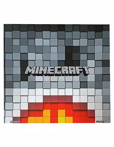 برچسب بدنه کنسول PS4 (GO) ماین کرافت طوسی MINECRAFT
