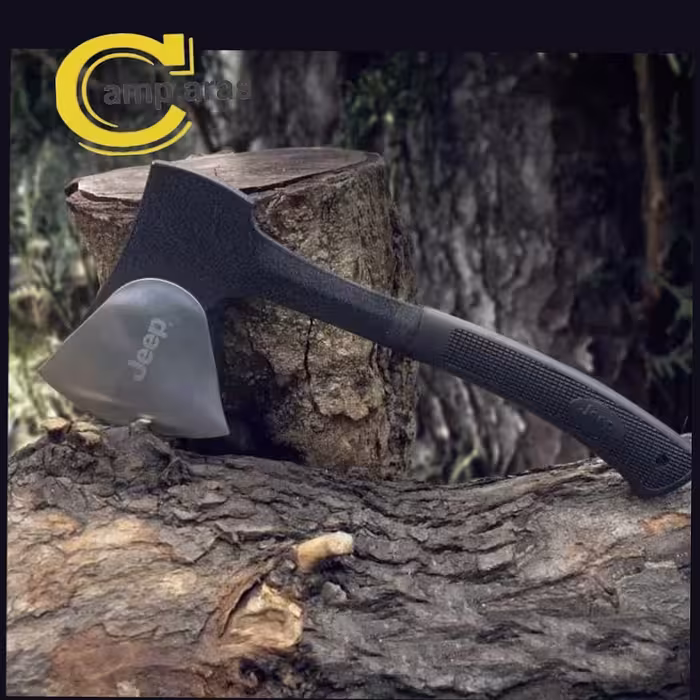 تبر تاکتیکال فولادی جیپ JEEP AXE 58HRC - کمپ آراس