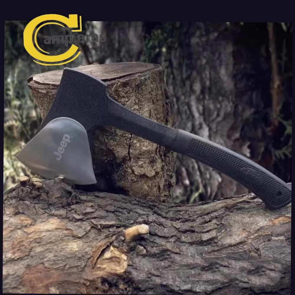 تبر تاکتیکال فولادی جیپ JEEP AXE 58HRC - کمپ آراس