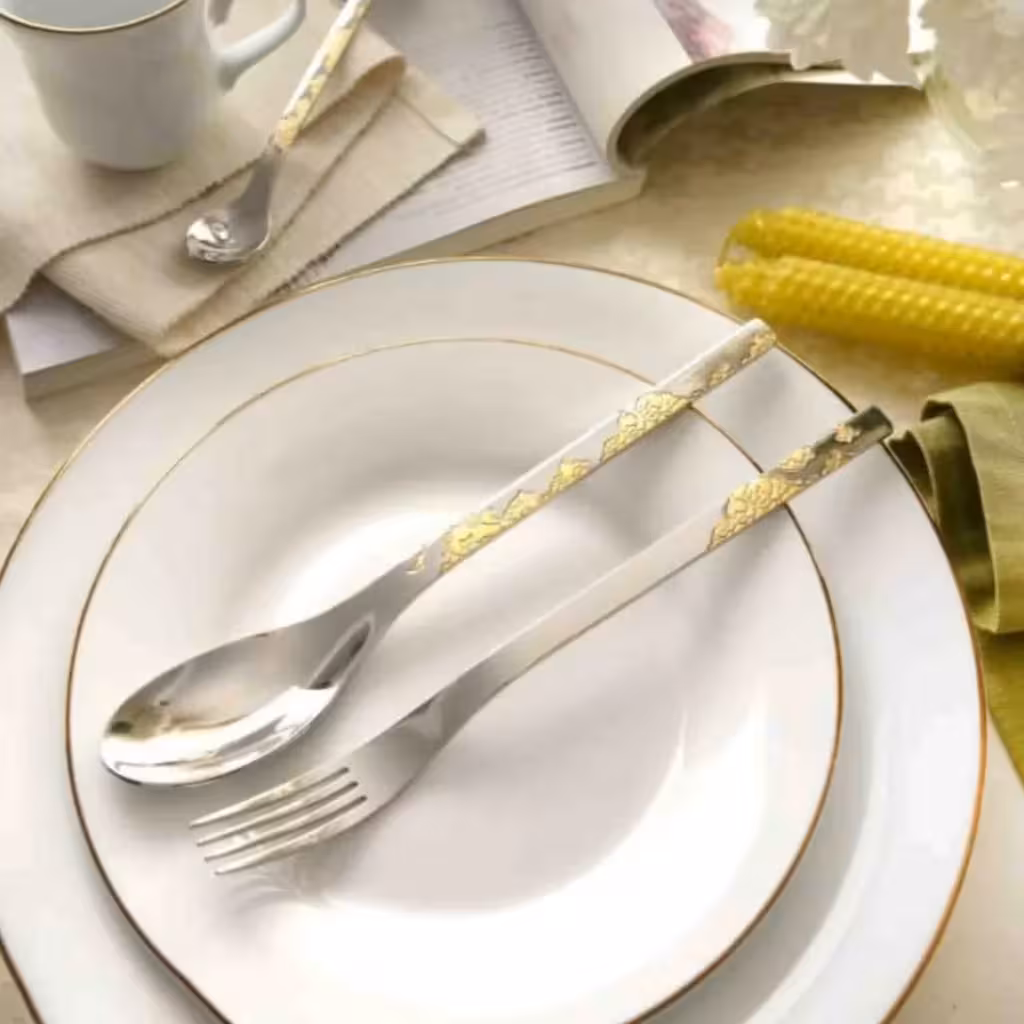 سرویس قاشق چنگال 30 نفره بارونیا مدل 377sg