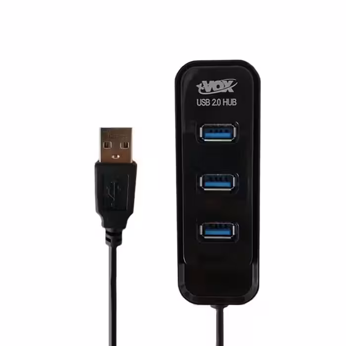 هاب X-VOX USB2.0 مدل x-806 چهار پورت کابل 1.4 متر
