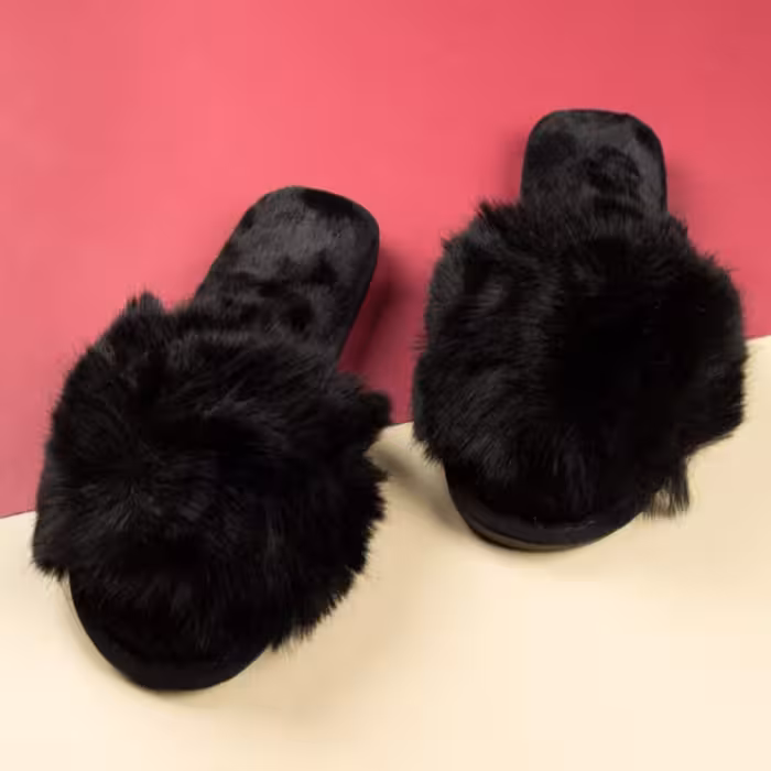 دمپایی روفرشی پشمی 