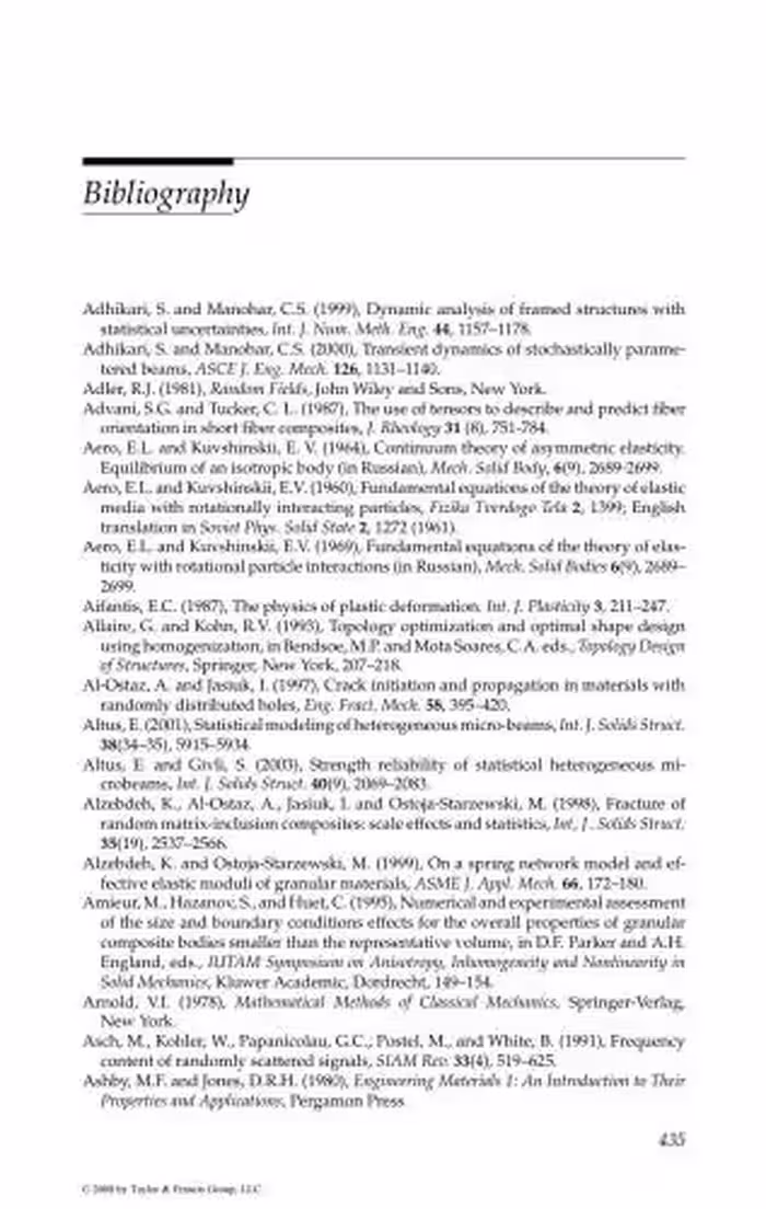 خرید و دانلود نسخه کامل کتاب Microstructural Randomness and Scaling in Mechanics of Materials
