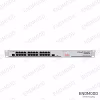 سوئیچ روتر مدیریتی کلود رکمونت 24 پورت گیگابیت میکروتیک CRS125-24G-1S-RM