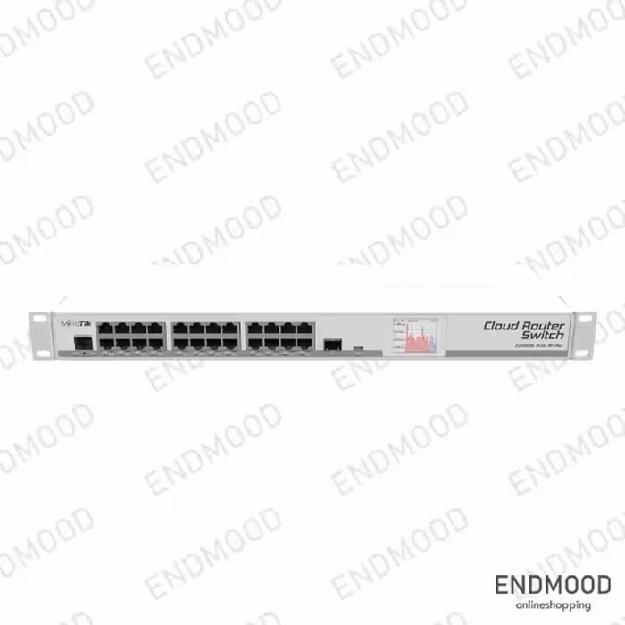سوئیچ روتر مدیریتی کلود رکمونت 24 پورت گیگابیت میکروتیک CRS125-24G-1S-RM