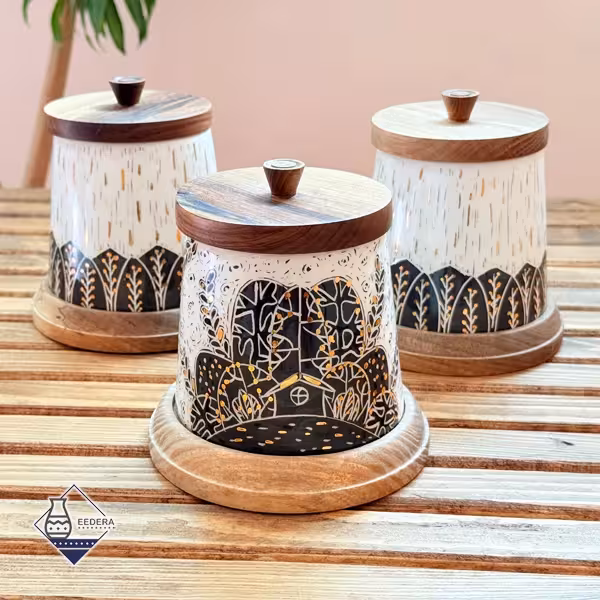 پاسماوری مخروطی مهر سایز کوچک طرح شش