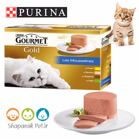 کنسرو گربه گورمه 4 عددی ( 85 گرمی )