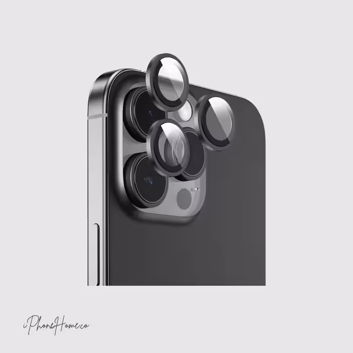 محافظ لنز آیفون گرین HD Plus مشکی مناسب iPhone 16 Pro Max (7438)