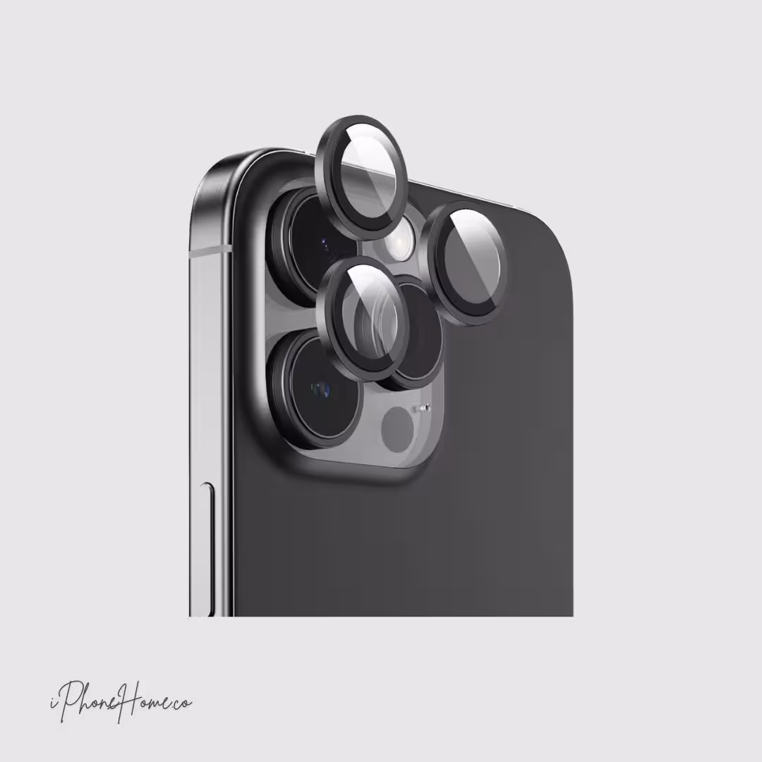 محافظ لنز آیفون گرین HD Plus مشکی مناسب iPhone 16 Pro Max (7438)