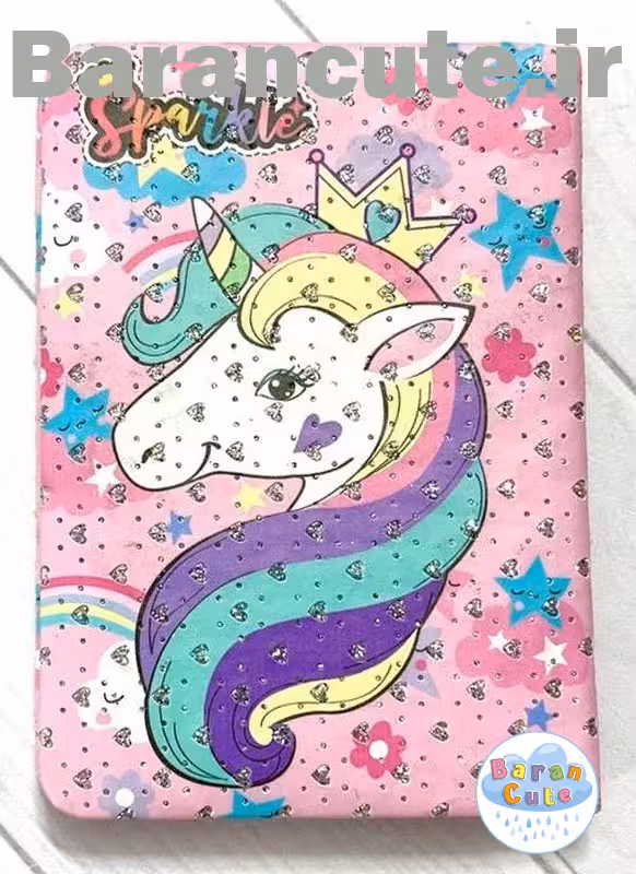 دفترچه تک شاخ پولک دار