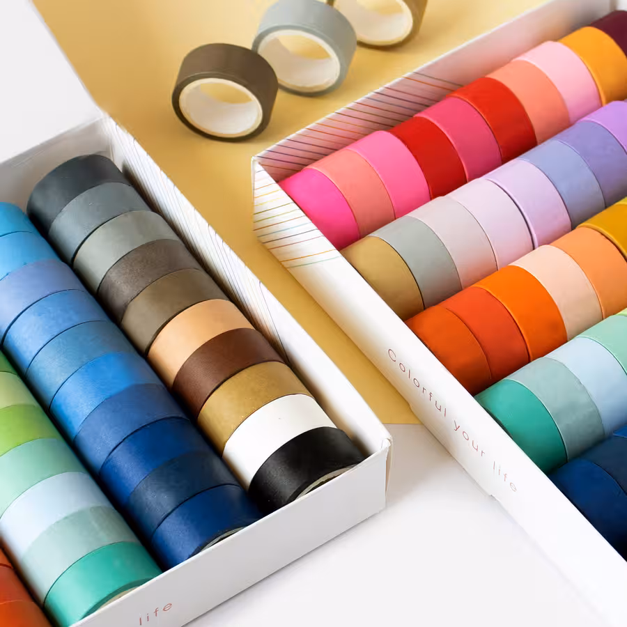 چسب واشی 6تایی رنگی