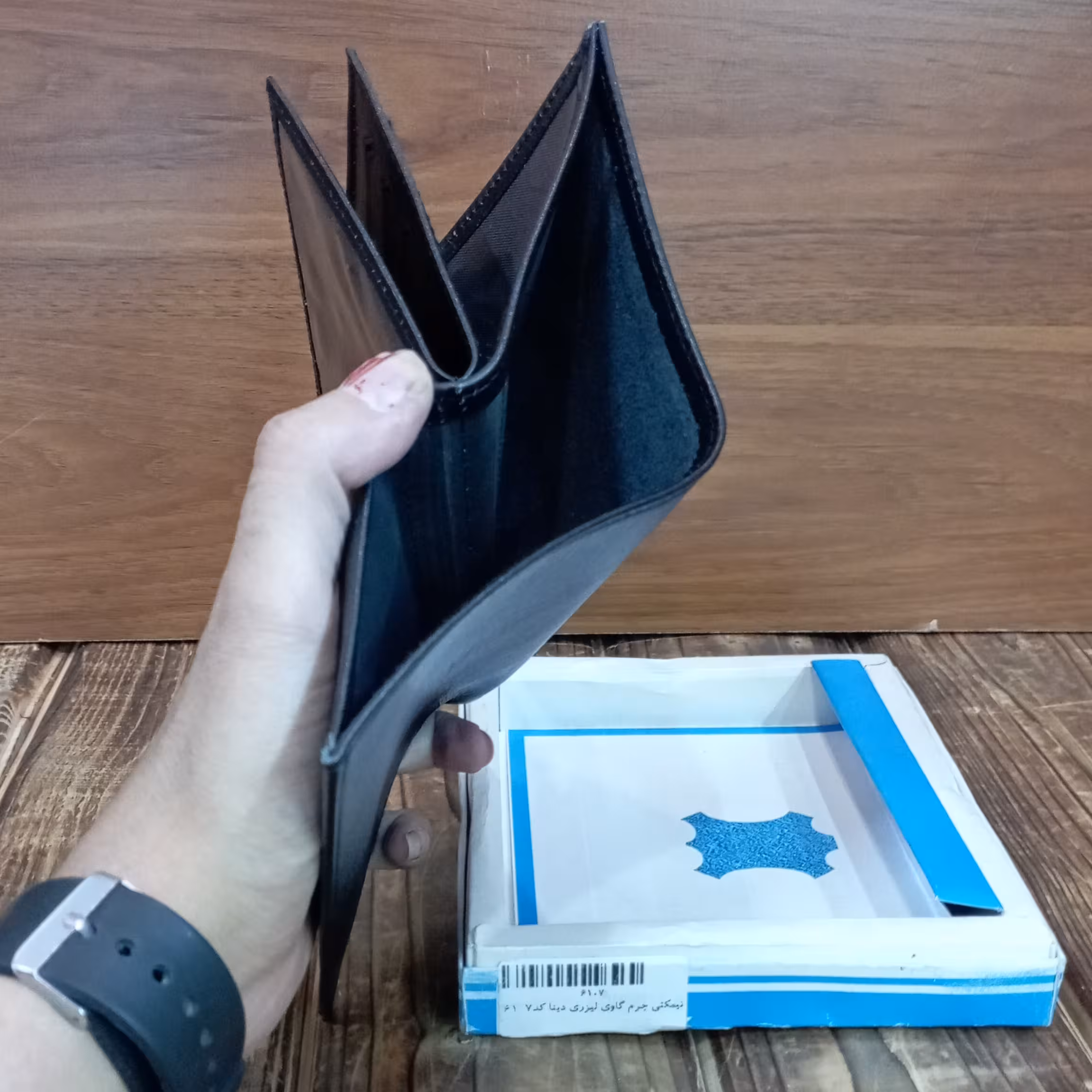 کیف جیبی مردانه چرم گاوی قهوه ای مشکی عسلی جادار ارسال رایگان