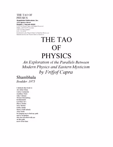 خرید و دانلود نسخه کامل کتاب The Tao of Physics: An Exploration Of the Parallels between Modern Physics and Eastern Mysticism