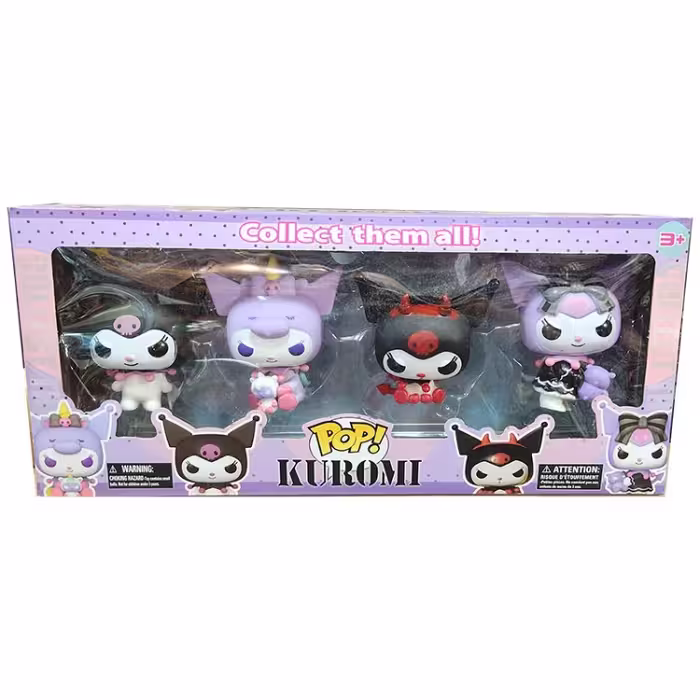 فیگور مدل Kuromi بسته 4 عددی