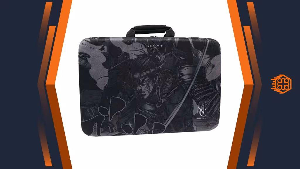 کیف Nahl مخصوص PS5 Slim – طرح Ghost of Tsushima Anime